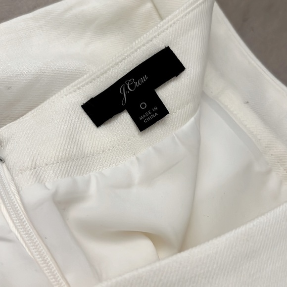 JCrew Pleated Front Sailor Skirt Stretch Linen, 0 - Picture 8 of 8